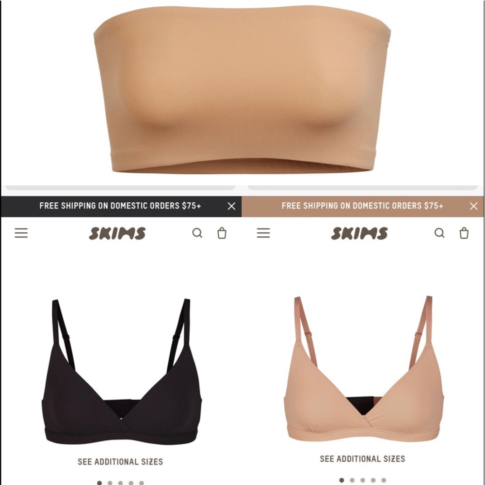 CROSSOVER BRALETTE & BANDEAU black and ochre SZ SM